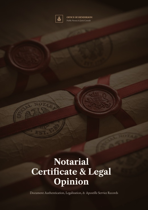 notary cover