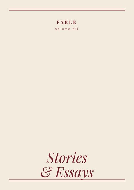 Fable report cover, Publishing template