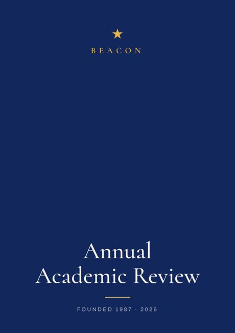 Beacon report cover, Education template